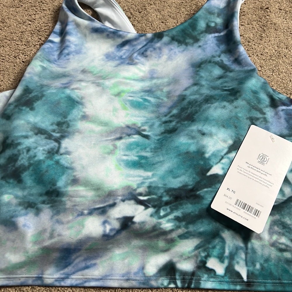 - NWT Athleta D-DD Conscious Crop Printed - Picture 2 of 6